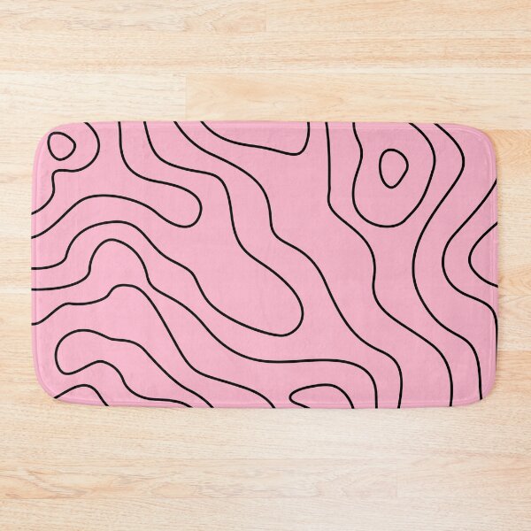 Item preview, Baby Pink Topography Abstract Pattern. designed and sold by ARichArts.