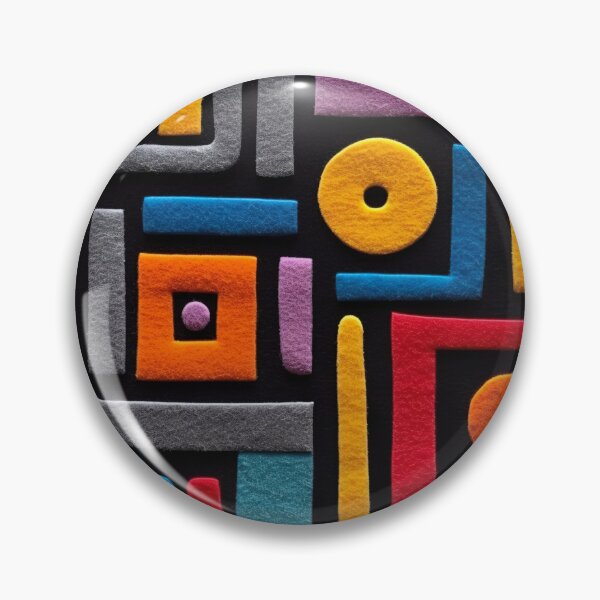 Item preview, Retro design that is reminiscent of pop art motifs made of fabric, wool and felt designed and sold by Pflugart.
