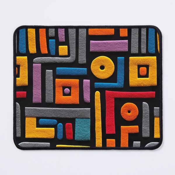 Item preview, Retro design that is reminiscent of pop art motifs made of fabric, wool and felt designed and sold by Pflugart.