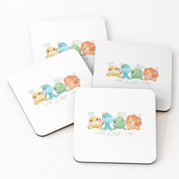 Item preview, Cute dinosaurs, dinosaurs sitting together, cute cartoon dinosaurs designed and sold by GreyStanzione1.