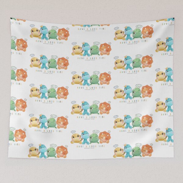 Item preview, Cute dinosaurs, dinosaurs sitting together, cute cartoon dinosaurs designed and sold by GreyStanzione1.