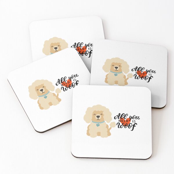 Item preview, Cute dog with quotes, poodle cartoon with quotes, dog cartoon with quotes designed and sold by GreyStanzione1.