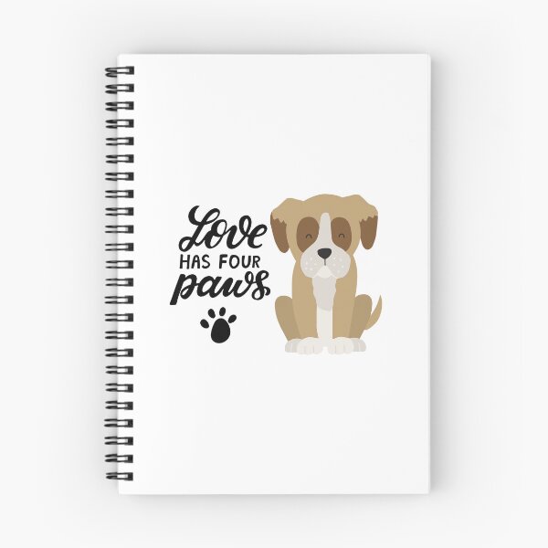 Item preview, Dog love has four paws, cute dog with paws, dog paws quotes designed and sold by GreyStanzione1.