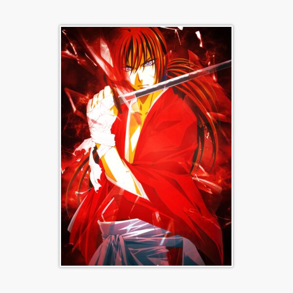 Himura Kenshin Rurouni Kenshin Drawing For Otaku Poster for Sale by  jerestudio