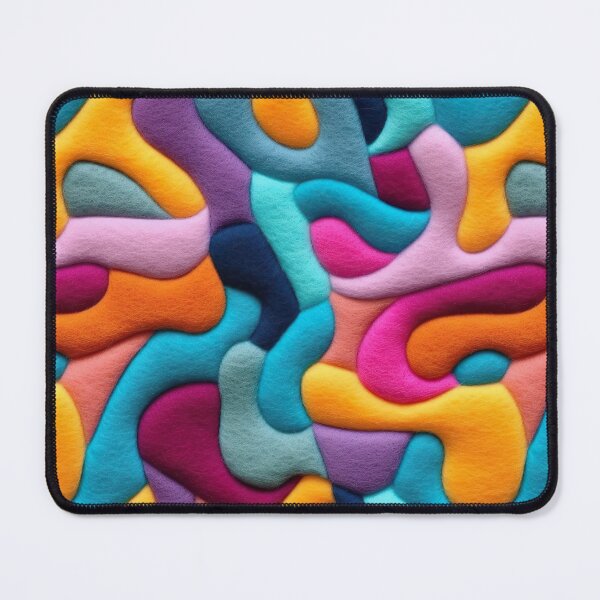 Item preview, Retro design that is reminiscent of pop art motifs made of fabric, wool and felt designed and sold by Pflugart.