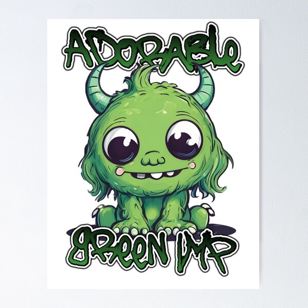 Item preview, The adorable green imp designed and sold by minxandme.