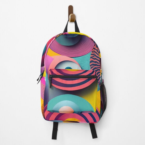 Item preview, Abstract art colorful circle pattern designed and sold by Windness Zao.