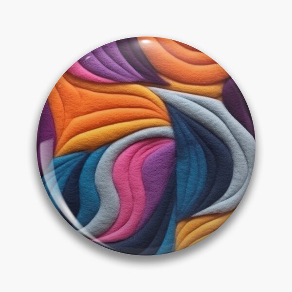 Item preview, Retro design that is reminiscent of pop art motifs made of fabric, wool and felt designed and sold by Pflugart.
