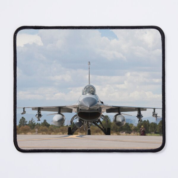 Item preview, STK109866M-An F-16 Fighting Falcon taxiing to the runway. designed and sold by StocktrekImages.