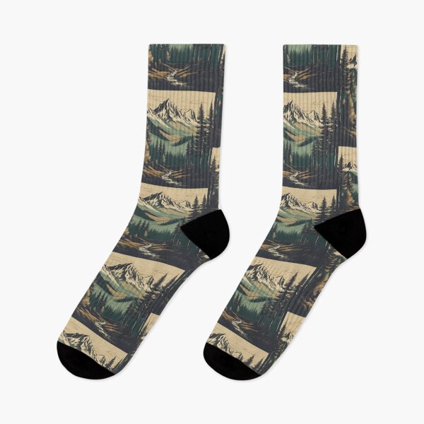 Item preview, Vintage Mountain Valleys and Little Stream designed and sold by LittleCabinLife.