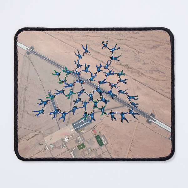Item preview, STK109863M-Members of the U.S. Air Force Academy jump team over Arizona. designed and sold by StocktrekImages.