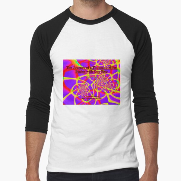 The Journey of a Thousand Miles Baseball ¾ Sleeve T-Shirt