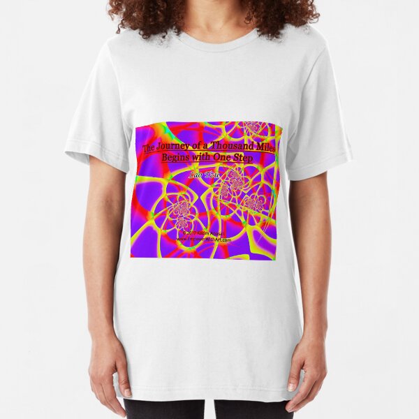 The Journey of a Thousand Miles Slim Fit T-Shirt