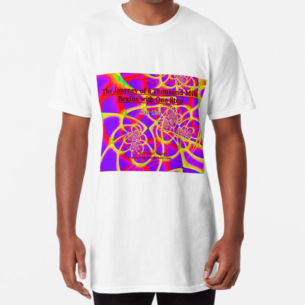 The Journey of a Thousand Miles Long T-Shirt
