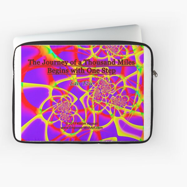The Journey of a Thousand Miles Laptop Sleeve