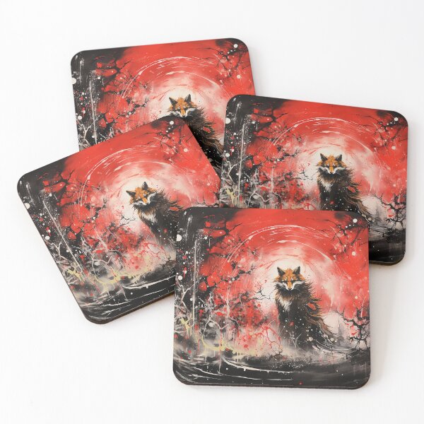 Item preview, Mystical Encounter: Warrior and Fox Spirit designed and sold by Rebel-Zone.