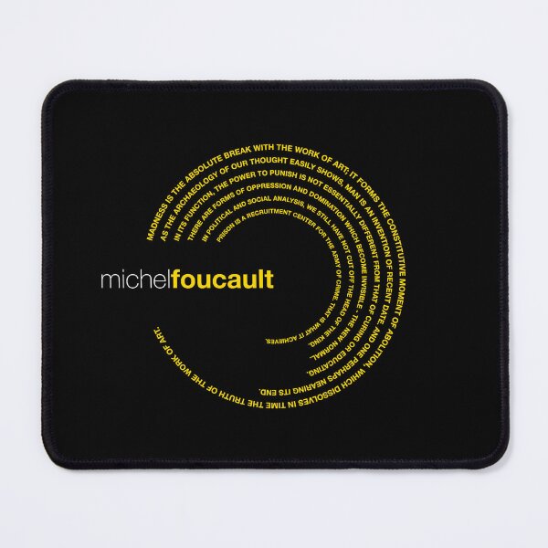 Item preview, Michel Foucault famous quotes poster [gold] designed and sold by CMYKStudio.