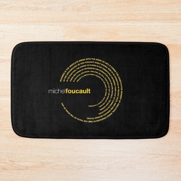 Item preview, Michel Foucault famous quotes poster [gold] designed and sold by CMYKStudio.