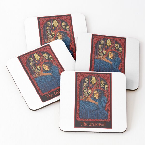 Item preview, The Introvert Tarot Card designed and sold by Basic  Beach.