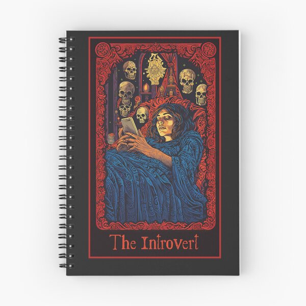 Item preview, The Introvert Tarot Card designed and sold by Basic  Beach.