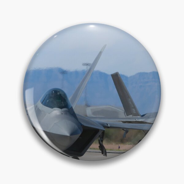 Item preview, STK109862M-A pair of F-22 Raptors taxiing on the runway. designed and sold by StocktrekImages.