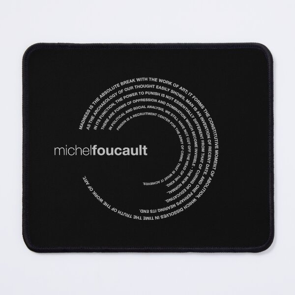 Item preview, Michel Foucault famous quotes poster [silver] designed and sold by CMYKStudio.