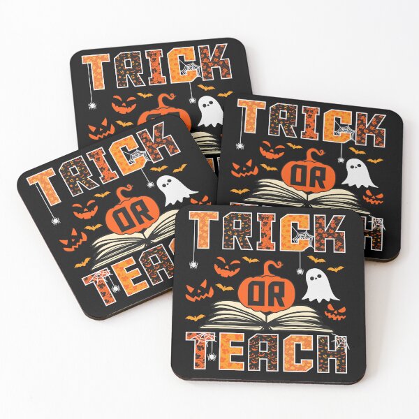 Item preview, Trick or teach cute halloween designed and sold by Print_Fuse.