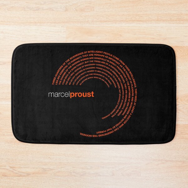 Item preview, Marcel Proust famous quotes poster [orangered] designed and sold by CMYKStudio.