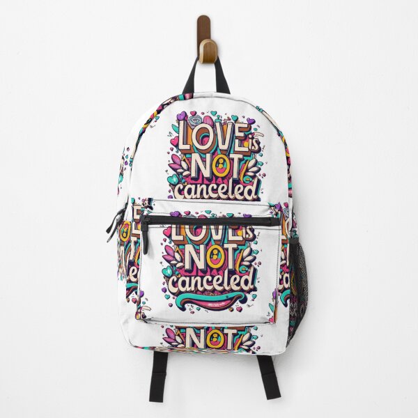 Item preview, Colorful Text Love Is Not Canceled designed and sold by FenwickDesign99.