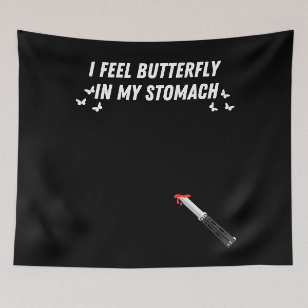 Item preview, I feel butterflies in my stomach designed and sold by FunkyMelon.