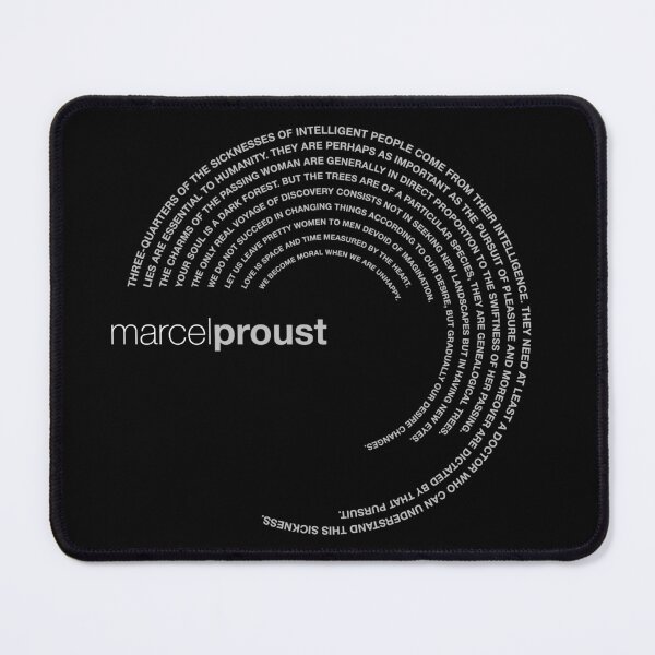 Item preview, Marcel Proust famous quotes poster [silver] designed and sold by CMYKStudio.