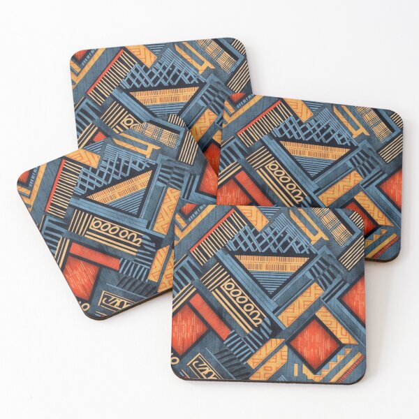 Item preview, Fun and Funky African Abstract Geometric Pattern designed and sold by GoeCentric.