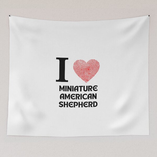 Item preview, i love miniature american sheperd designed and sold by creativerooney.