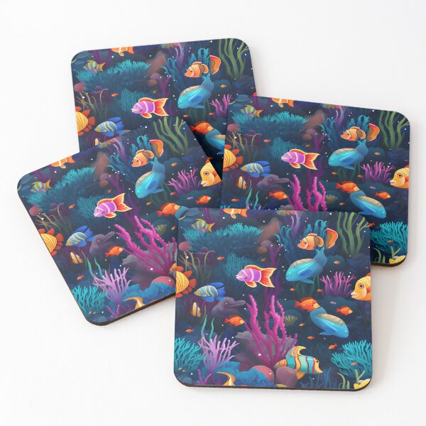 Item preview, Underwater adventures of aquatic animals designed and sold by Meily2566.