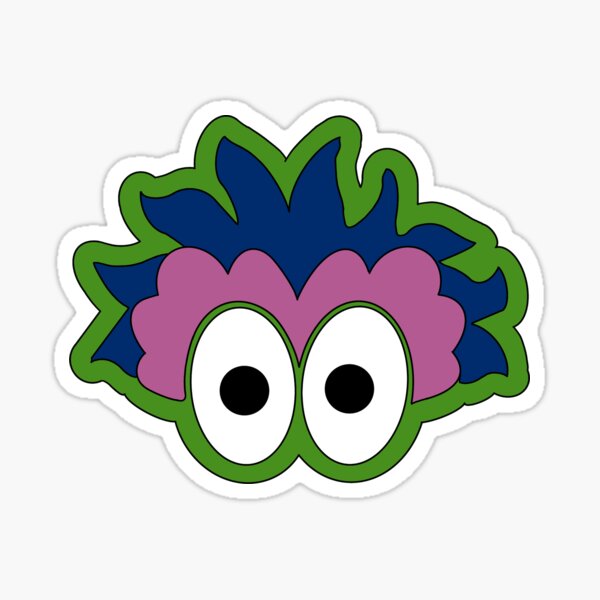 Phillie Phanatic Sticker for Sale by KlaraGeiler