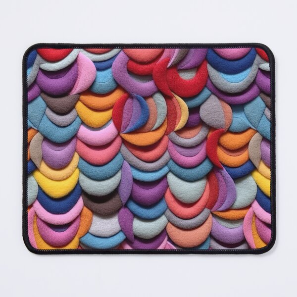 Item preview, Retro design that is reminiscent of pop art motifs made of fabric, wool and felt designed and sold by Pflugart.
