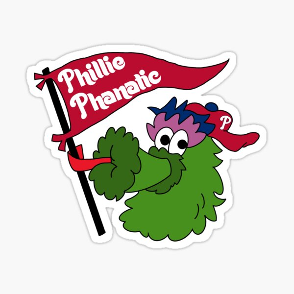 Philly Mascots Sticker Phanatic Gritty Swoosh Franklin 