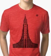 Hallgrimskirkja (Icelandic Cathedral) Tri-blend T-Shirt