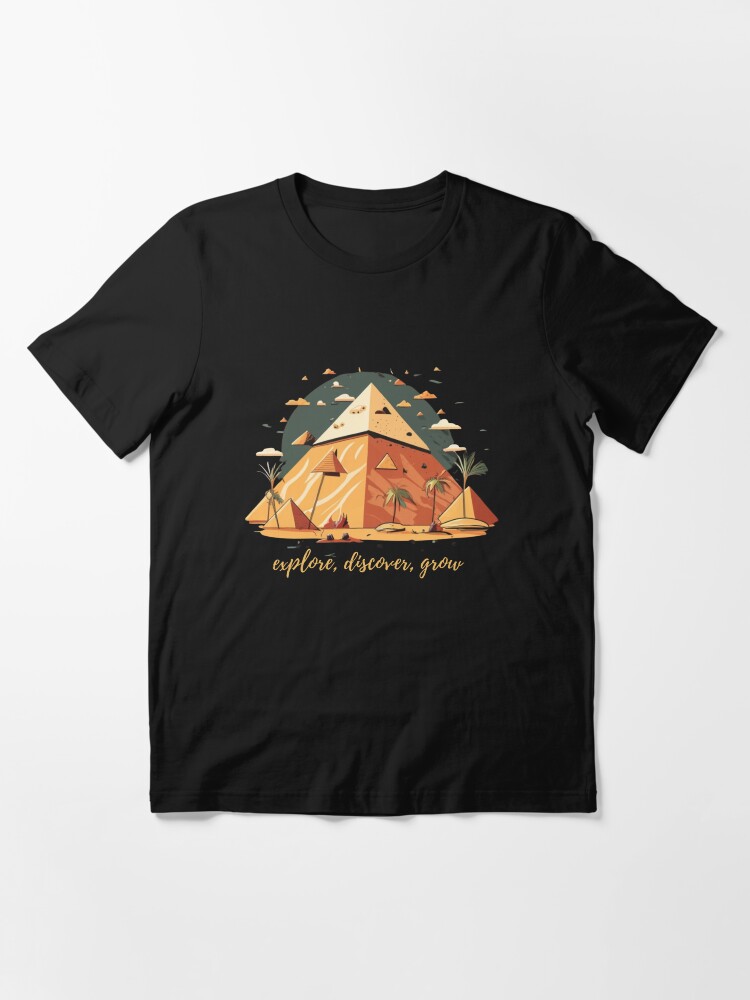 Thumbnail 3 of 7, Essential T-Shirt, EXPLORE, DISCOVER, GROW Classic T-Shirt designed and sold by zubiaqureshi.