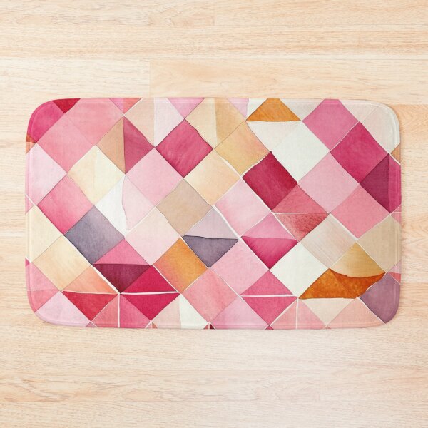 Item preview, Pretty in Pink Geometric Abstract Pattern designed and sold by GoeCentric.