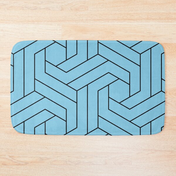 Item preview, Powder blue Geometric Abstract Pattern. designed and sold by ARichArts.