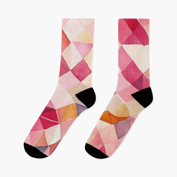 Item preview, Pretty in Pink Geometric Abstract Pattern designed and sold by GoeCentric.
