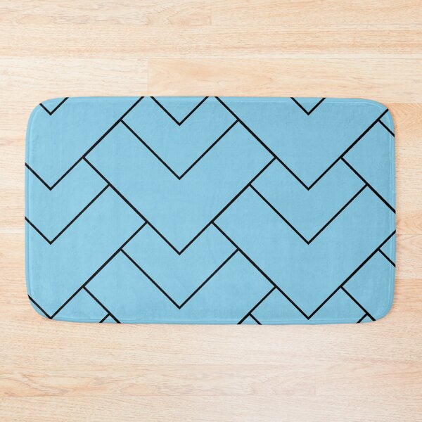 Item preview, Powder blue Geometric Abstract Pattern. designed and sold by ARichArts.