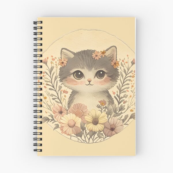 Item preview,  Scrapbook vintage cat and flower designed and sold by Vinecoco.