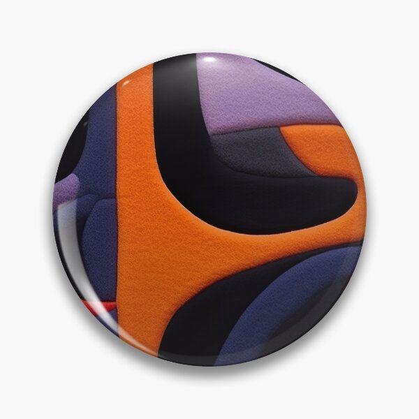 Item preview, Retro design that is reminiscent of pop art motifs made of fabric, wool and felt designed and sold by Pflugart.