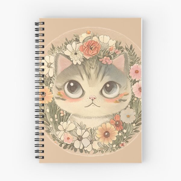 Item preview,  Scrapbook vintage cat and flower designed and sold by Vinecoco.