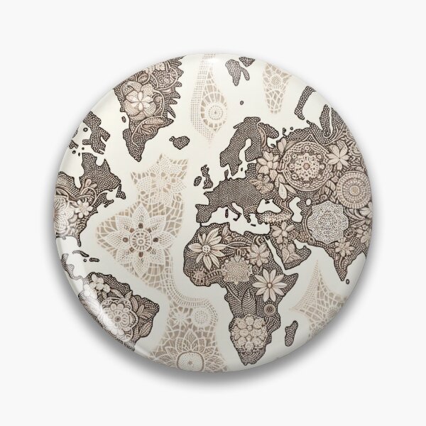 Item preview, World Map Pattern - Explore the Globe with Our Unique Design designed and sold by The-Library.
