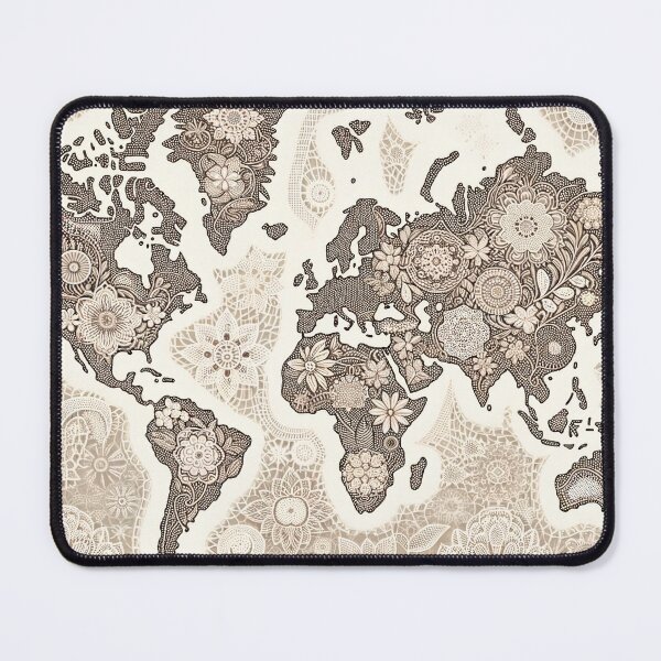 Item preview, World Map Pattern - Explore the Globe with Our Unique Design designed and sold by The-Library.