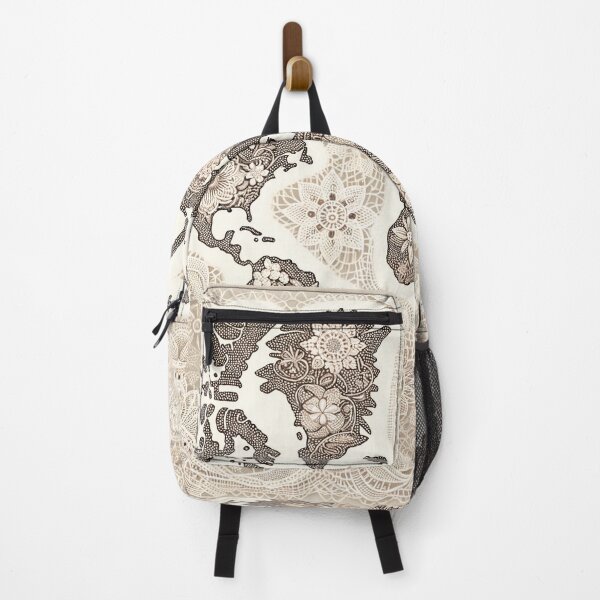 Item preview, World Map Pattern - Explore the Globe with Our Unique Design designed and sold by The-Library.