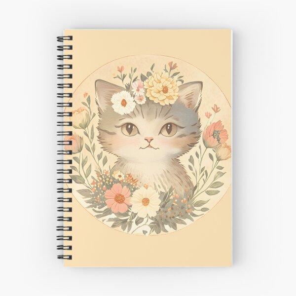 Item preview, Scrapbook vintage cat and flower designed and sold by Vinecoco.